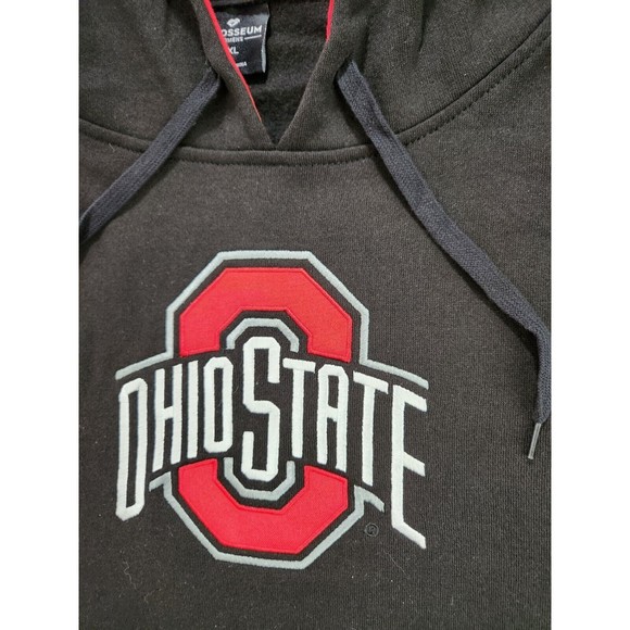 NWT Ohio State Colosseum Womens Pullover Hoodie Sweatshirt Football Logo SZ XXL‎ - Picture 2 of 16